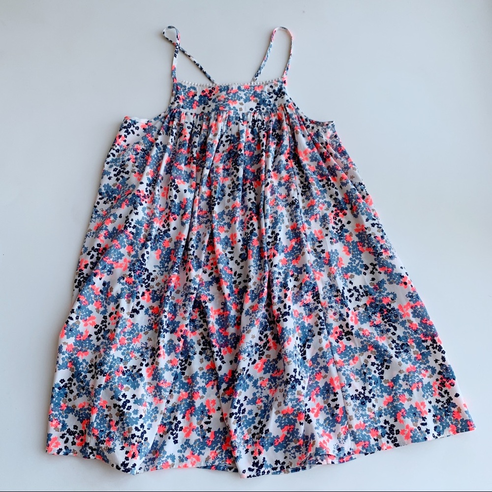 Only Blue Behavior Floral Tunic Dress Racerback 38